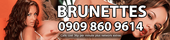 Brunette Phone Sex Header